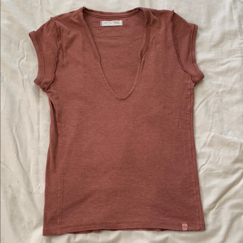 We The Free - V-Neck Baby Tee